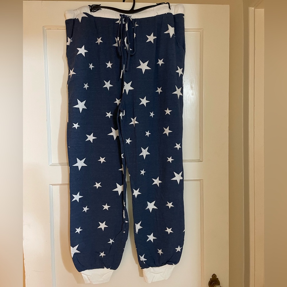 Navy Blue Rae Mode Joggers Size 3X NWOT